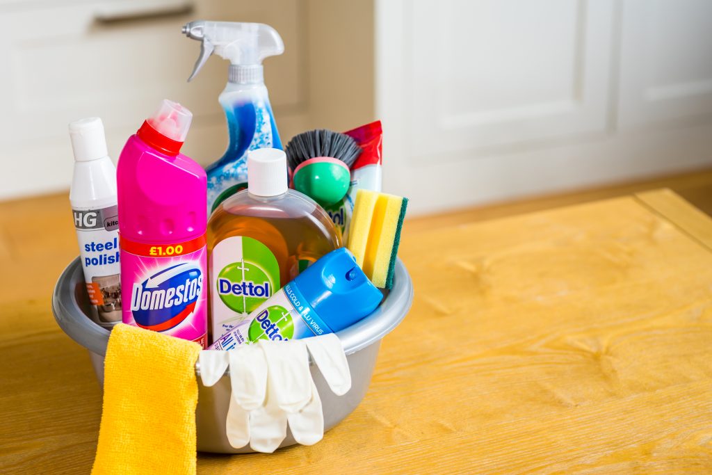 Cleaning supplies