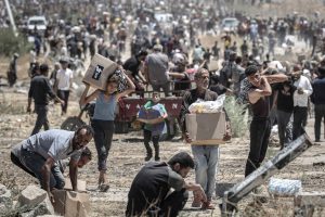 Israeli run aid site in Gaza