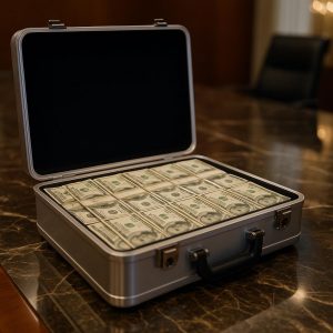 Briefcase full of cash