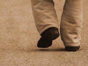 Man walking away, leaving