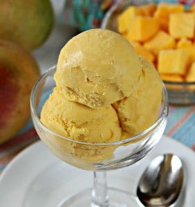 Mango ice cream