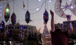 Stories. Ramadan lanterns for sale in Yemen.