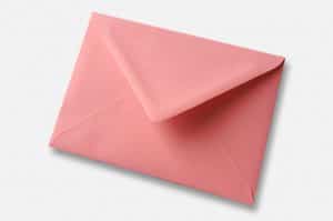 Pink envelope