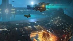 UA carrier spaceship